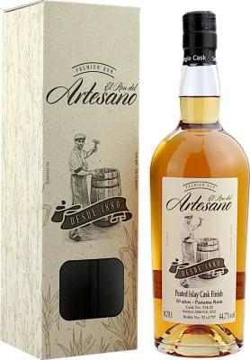 El Ron Del Artesano Peated Islay Cask Finish Panama #314-22 10yo 44.7% 700ml