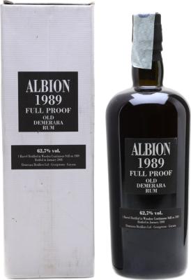 Velier Demerara 1989 Albion AN Guyana 19yo 62.7% 700ml