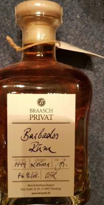 Braasch Privat 1999 Barbados Raritat 46% 500ml