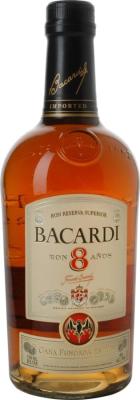 Bacardi Reserva Superior 8yo 40% 750ml