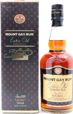 Mount Gay XO Barbados 300th Anniversary 43% 700ml