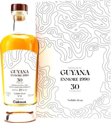 Nobilis Rum 1990 Guyana Enmore No.8 Selected by Caksus 30yo 53.8% 700ml