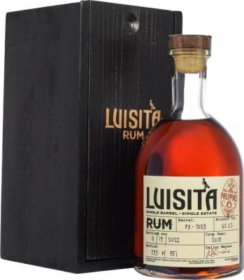 Luisita 2015 Tarlac Barrel #PX-1003 6yo 62% 700ml