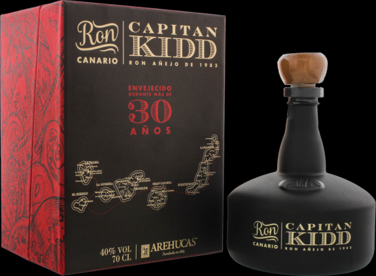 Arehucas Captain Kidd 30yo 40% 700ml