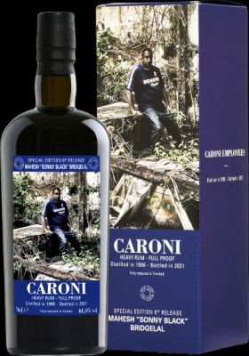 Velier Caroni 1996 Employees Edition 6th Release Mahesh Sonny Black Bridgelal 64.6% 700ml