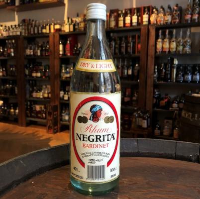 Bardinet Rhum Negrita Caribbean Bardinet Dry and Light 40% 1000ml