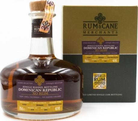 Rum & Cane XO Alcoholes Finos Dominicanos Dominican Republic Single Cask 46% 700ml