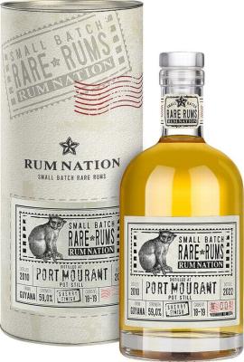 Rum Nation 2010 Port Mourant Guyana Sherry Finish 59% 700ml