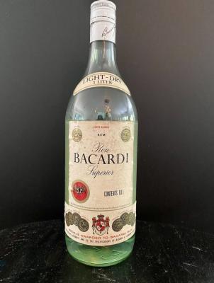 Bacardi Superior Carta Blanca 38% 1000ml