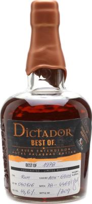 Dictador Best of 1978 A Buen Entendedor Pocas Palabras Bastan 44.6% 700ml