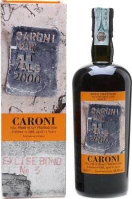 Velier Caroni 2000 Full Proof Heavy Trinidad 17yo 68.4% 700ml