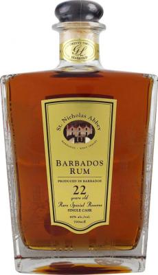 Saint Nicholas Abbey Barbados Rare Special Cask 22yo 40% 700ml