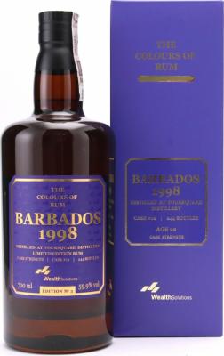 The Colours of Rum 1998 Barbados 22yo 59.9% 700ml