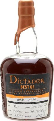 Dictador Best of 1976 A Buen Entendedor Pocas Palabras Bastan 46.4% 700ml