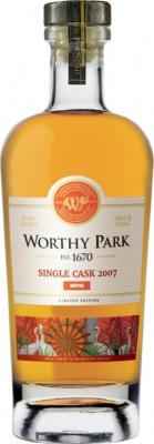 Worthy Park 2007 Jamaica WPM Single Cask LMDW Exclusive 55% 700ml