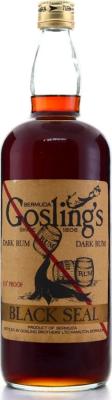 Goslings Black Seal Bermuda Dark 151 Proof 75.5%