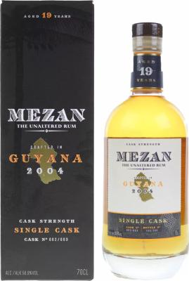 Mezan 2004 Guyana Single Cask 19yo 56.9% 700ml