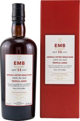 Velier & E&A Scheer Monymusk EMB Jamaica Plummer Tropical Aging 14yo 69.7% 700ml