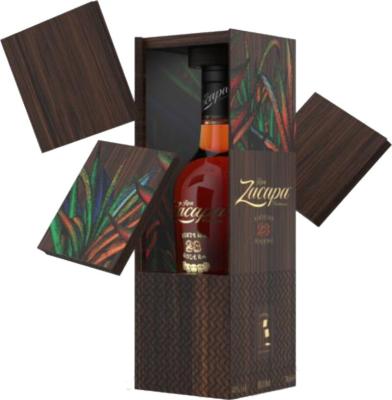 Zacapa Wood Gift pack Solera 6 beer mat 23yo 40% 700ml