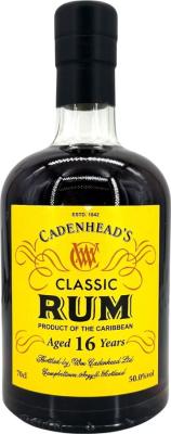 Cadenhead's 2008 Classic Rum 16yo 50% 700ml
