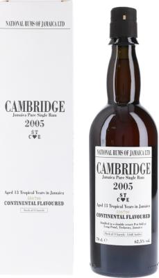 Velier National Rums of Jamaica 2005 Cambridge STC♥E Jamaica Velier 13yo 62.5% 700ml