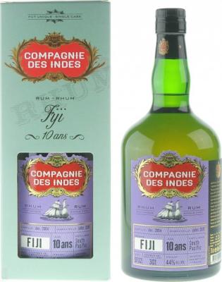 Compagnie des Indes 2004 Fiji 10yo 44% 700ml