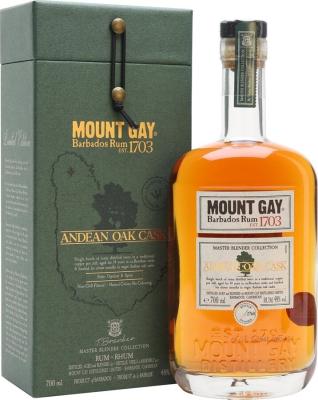 Mount Gay 1703 Master Blender Collection #4 Andean Oak Cask 14yo 48% 700ml
