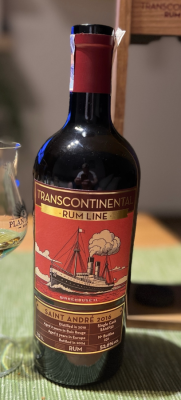 Transcontinental Rum Line 2016 Saint Andre Reunion Bottled for Warehouse #1 7yo 52.6% 700ml