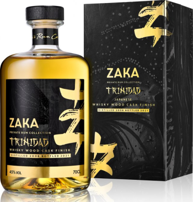 Zaka 2008 Trinidad Japanese Whisky Cask Finish 13yo 45% 700ml