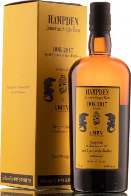 Habitation Velier 2017 Hampden PM Spirits LM&V DOK Cask #155 5yo 64.6% 750ml