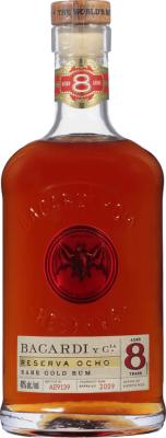 Bacardi 2009 Reserva Ocho Gold 8yo 40% 750ml