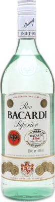Bacardi Superior Commemorative Label Light Dry 40% 1000ml