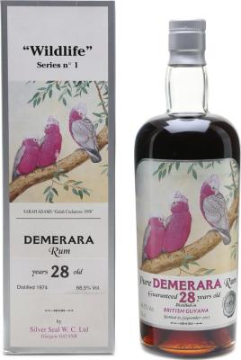 Silver Seal 1974 Demerara Wildlife Series #1 28yo 68.5% 700ml