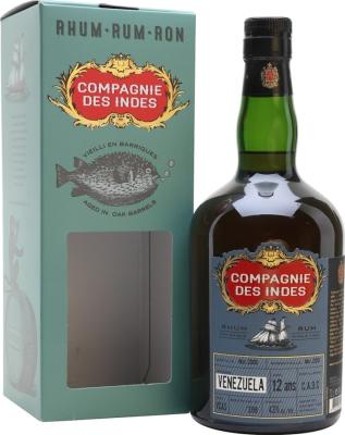 Compagnie des Indes 2006 Venezuela 12yo 43% 700ml