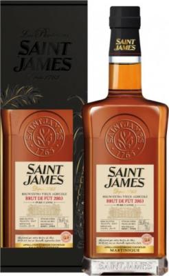 Saint James 2003 Brut de Fut 15yo 56.4% 700ml