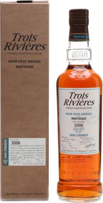 Trois Rivieres 2006 Cask Strenght 9yo 55.5% 500ml