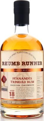 Fernandes 1999 Rhumb Runner US Import 18yo 67.3% 750ml