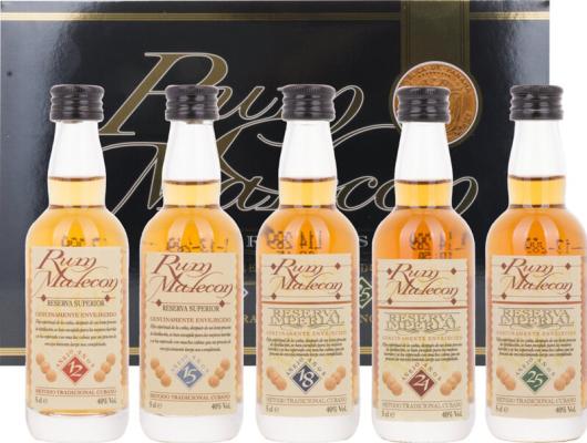 Rum Malecon Miniature 5 Bottles SET 50ml