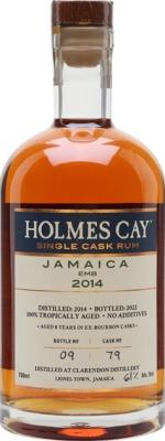 Holmes Cay 2014 Jamaica Clarendon EMB 61% 750ml