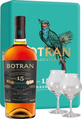 Ron Botran Giftbox With Glasses 15yo 40% 700ml