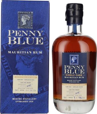 Berry Bros & Rudd 2009 Medine Estate Mauritius Penny Blue Single Cask 12yo 55% 700ml