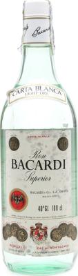 Bacardi Carta Blanca Superior Light Dry 40% 1000ml