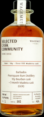 Wagemut Selected Cask Community Foursquare Barbados Home Base Batch #2 10yo 54.7% 500ml