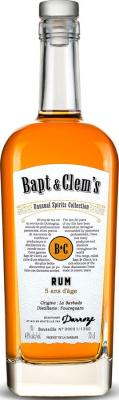 Bapt & Clem's Unusual Spirits Collection Barbados 5yo 43% 700ml