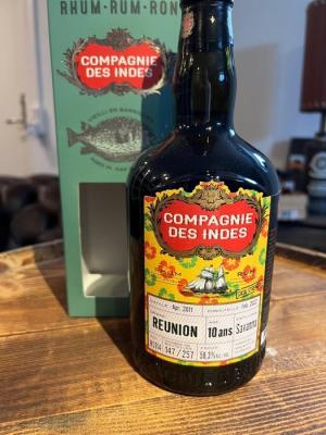 Compagnie des Indes 2011 Savanna Reunion 10yo 58.3% 700ml