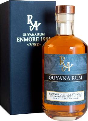 Rum Artesanal 1985 Enmore <vsg> Cask no.222 54.3% 500ml