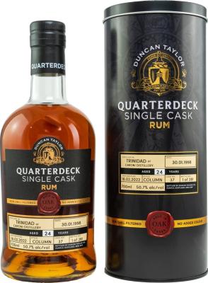 Duncan Taylor 1998 Caroni Trinidad Quarterdeck Single Cask No.37 24yo 50.7% 700ml