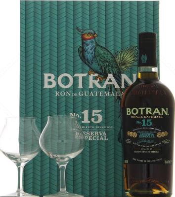 Ron Botran Giftbox With Glasses 15yo 40% 700ml