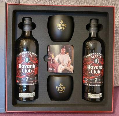 Havana Club Skepta Giftbox With Glasses 7yo 40% 700ml