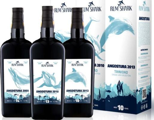 Rum Shark Angostura Trinidad Single Cask Selection 3 Bottles SET